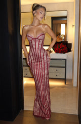 Sian Maxi Dress - Burgundy Dress Babyboo Fashion Premium Exclusive Design