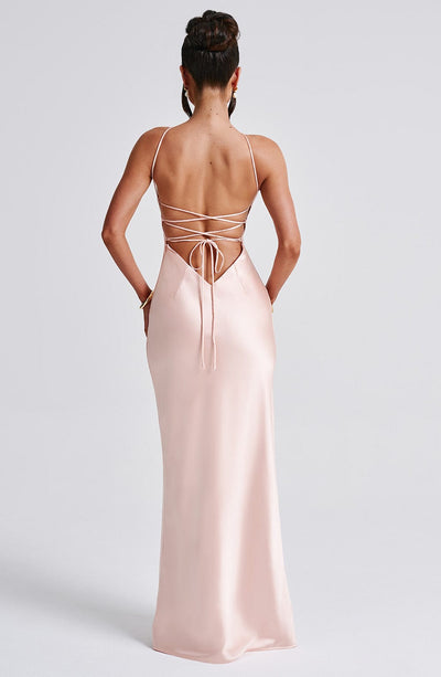 Sinead Maxi Dress - Peach - View 5 | Shop Formal Dress