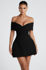 Solana Mini Dress - Black Dress Babyboo Fashion Premium Exclusive Design