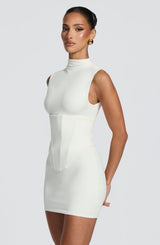 Soline Mini Dress - Ivory Dress Babyboo Fashion Premium Exclusive Design