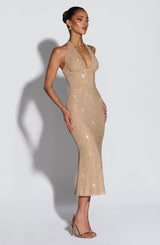 Sonora Midi Dress - Gold Dress Babyboo Fashion Premium Exclusive Design