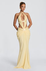 Sophie Maxi Dress - Lemon Dress Babyboo Fashion Premium Exclusive Design