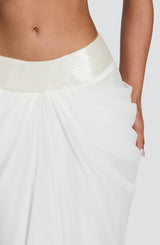 Sophie Maxi Skirt - Ivory Skirt Babyboo Fashion Premium Exclusive Design