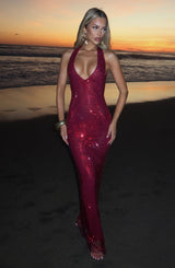 Starla Maxi Dress - Wine Dress Babyboo Fashion Premium Exclusive Design