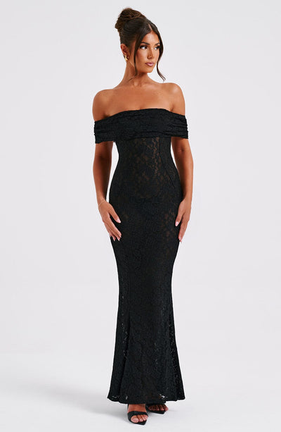Shop Formal Dress - Stephanie Maxi Dress - Black secondary image