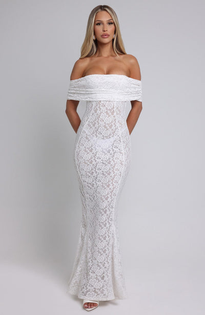Stephanie Maxi Dress - Ivory - View 4 | Shop Formal Dress
