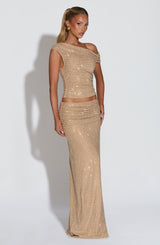 Sterling Maxi Skirt - Gold Skirt Babyboo Fashion Premium Exclusive Design