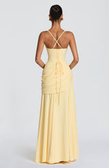 Sura Maxi Dress - Lemon Dress Babyboo Fashion Premium Exclusive Design
