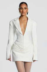 Susie Mini Dress - Ivory Dress Babyboo Fashion Premium Exclusive Design