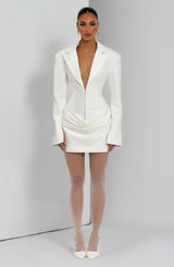 Susie Mini Dress - Ivory Dress Babyboo Fashion Premium Exclusive Design