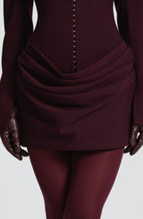 Susie Mini Dress - Plum Dress Babyboo Fashion Premium Exclusive Design
