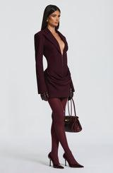 Susie Mini Dress - Plum Dress Babyboo Fashion Premium Exclusive Design