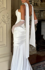 Sybil Scarf - Ivory Accessories ONE SIZE Babyboo Fashion Premium Exclusive Design