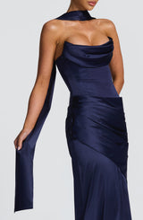 Sybil Scarf - Navy Accessories ONE SIZE Babyboo Fashion Premium Exclusive Design