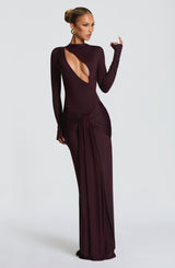 Tahnee Maxi Dress - Plum Dress Babyboo Fashion Premium Exclusive Design