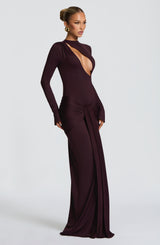 Tahnee Maxi Dress - Plum Dress Babyboo Fashion Premium Exclusive Design