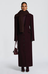 Talin Scarf - Plum Brown Accessories ONE SIZE Babyboo Fashion Premium Exclusive Design