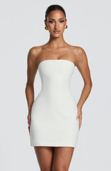 Tamsin Mini Dress - Ivory Dress Babyboo Fashion Premium Exclusive Design