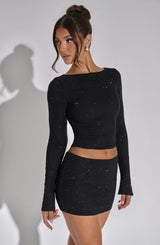 Tani Mini Skirt - Black Skirt Babyboo Fashion Premium Exclusive Design