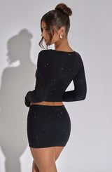 Tani Mini Skirt - Black Skirt Babyboo Fashion Premium Exclusive Design