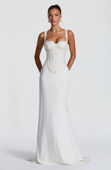 Tansy Corset - Ivory Tops Babyboo Fashion Premium Exclusive Design