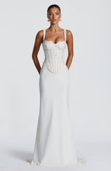 Tansy Corset - Ivory Tops Babyboo Fashion Premium Exclusive Design