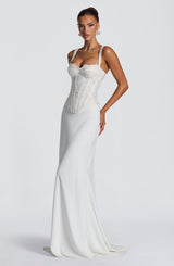 Tansy Corset - Ivory Tops Babyboo Fashion Premium Exclusive Design