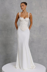 Tansy Corset - Ivory Tops Babyboo Fashion Premium Exclusive Design