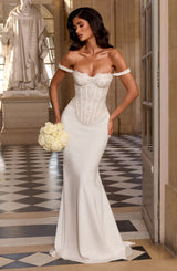 Tansy Corset - Ivory Tops Babyboo Fashion Premium Exclusive Design