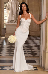 Tansy Corset - Ivory Tops Babyboo Fashion Premium Exclusive Design