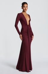 Tara Maxi Dress - Cherry Lacquer Dress Babyboo Fashion Premium Exclusive Design