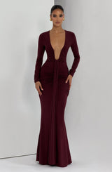 Tara Maxi Dress - Cherry Lacquer Dress Babyboo Fashion Premium Exclusive Design