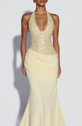 Taylor Gown - Lemon Dress Babyboo Fashion Premium Exclusive Design