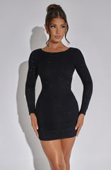Tennesse Mini Dress - Black Dress XS Babyboo Fashion Premium Exclusive Design