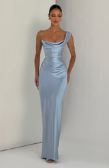 Thalassa Maxi Dress - Glacier Blue Dress Babyboo Fashion Premium Exclusive Design