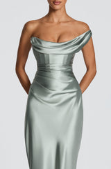 Thalassa Maxi Dress - Sage Dress Babyboo Fashion Premium Exclusive Design