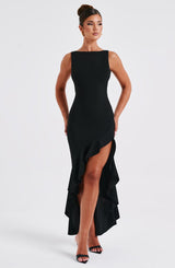 Theadora Maxi Dress - Black Dress Babyboo Fashion Premium Exclusive Design