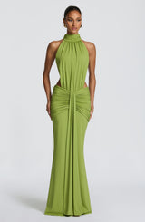 Thekla Maxi Dress - Olive Dress Babyboo Fashion Premium Exclusive Design
