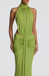 Thekla Maxi Dress - Olive Dress Babyboo Fashion Premium Exclusive Design
