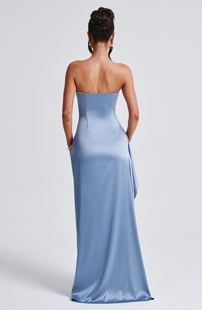 Tian Maxi Dress - Dusty Blue - View 1 | Shop Formal Dress