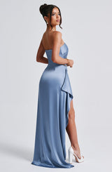 Tian Maxi Dress - Dusty Blue Dress Babyboo Fashion Premium Exclusive Design