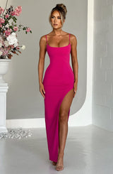 Tiarne Maxi Dress - Hot Pink Dress Babyboo Fashion Premium Exclusive Design