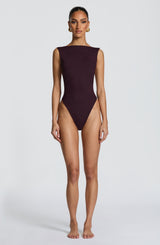 Tori Bodysuit - Plum Bodysuits Babyboo Fashion Premium Exclusive Design