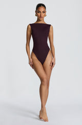 Tori Bodysuit - Plum Bodysuits Babyboo Fashion Premium Exclusive Design