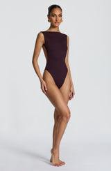 Tori Bodysuit - Plum Bodysuits Babyboo Fashion Premium Exclusive Design