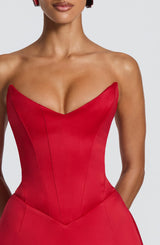 Torin Mini Dress - Red Dress Babyboo Fashion Premium Exclusive Design
