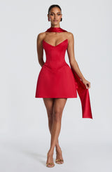 Torin Mini Dress - Red Dress Babyboo Fashion Premium Exclusive Design