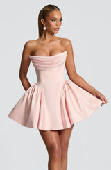 Trinity Mini Dress - Blush Dress Babyboo Fashion Premium Exclusive Design