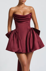 Trinity Mini Dress - Cherry Lacquer Dress Babyboo Fashion Premium Exclusive Design