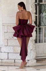 Trinity Mini Dress - Cherry Lacquer Dress Babyboo Fashion Premium Exclusive Design